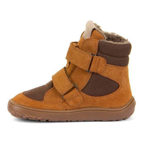 DETSKÉ ZIMNÉ BAREFOOT TOPÁNKY TEX WINTER COGNAC FRODDO G3160247-4