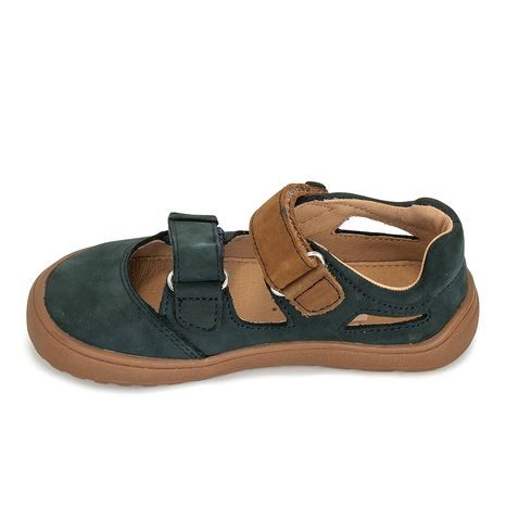 CHLAPČENSKÉ SANDÁLE BAREFOOT PADY BROWN, PROTETIKA, HNEDÉ