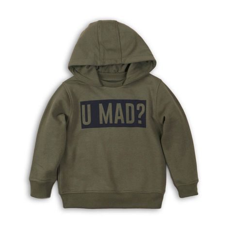 Chlapčenská mikina, Minoti, KB FLEECE HOODY 9, khaki