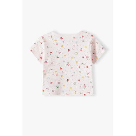 TRICOU CU MÂNECĂ SCURTĂ PENTRU COPII 2PACK, MINOTI, TULIP 2, FETIȚĂ