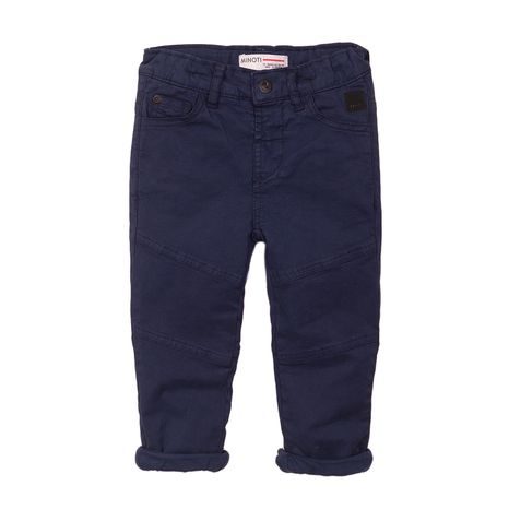 Pantaloni pentru băieți captușiți cu bumbac, Minoti, 3BWLINPANT 6, albastru