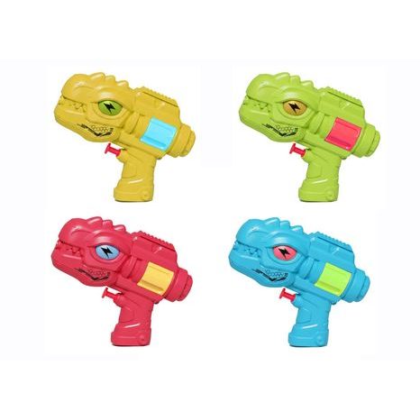 BAREVNÁ VODNÍ PISTOLE VE TVARU DINOSAURA PRO DĚTI O DÉLCE 14 CM - 4 BARVY