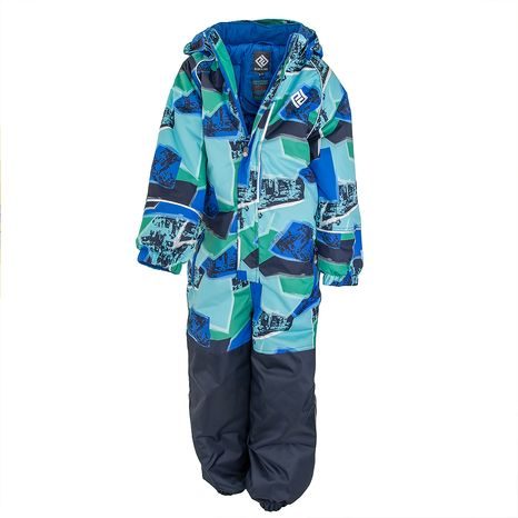 CHLAPČENSKÁ ZIMNÁ NEPREMOKAVÁ KOMBINÉZA, PIDILIDI, PD1147-04, MODRÁ