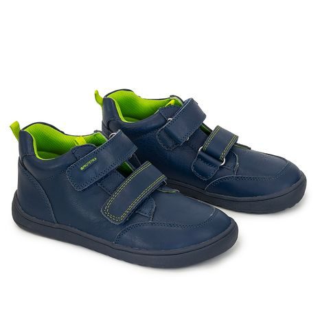 CHLAPECKÉ CELOROČNÍ BOTY BAREFOOT DERIL DENIM, PROTETIKA, TMAVĚ MODRÁ