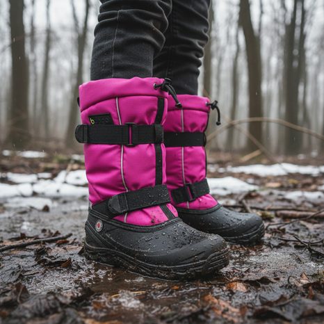 SNĚHULE DÍVČÍ KMK2, BUGGA, B00175-01, SVĚTLE RŮŽOVÁ