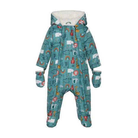 Csecsemő téli overál szőrmebéléssel, Minoti, Look 8, kék 