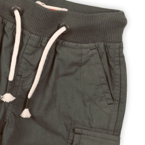 PANTALONI SCURȚI DIN BUMBAC PENTRU BĂIEȚI, MINOTI, 1PSHORT 4, MARO