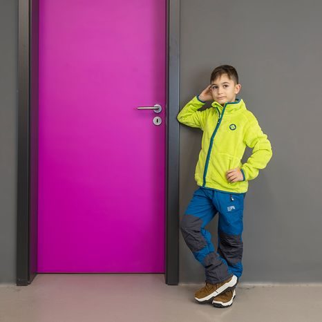 DETSKÁ FLEECOVÁ MIKINA, PIDILIDI, PD1119-19, ZELENÁ