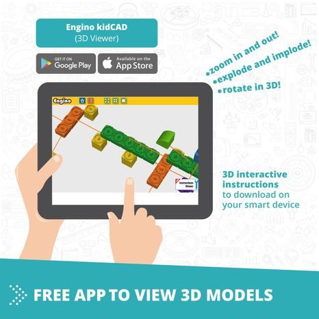 ENGINO STAVEBNICE UČÍME SE - MOŘSKÁ DOBRODRUŽSTVÍ - APLIKACE 3D