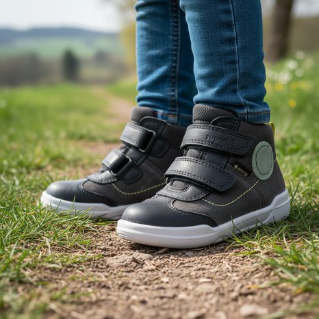 DETSKÁ CELOROČNÁ OBUV SUPERFREE GTX, SUPERFIT , 1-000544-2000, SIVÁ