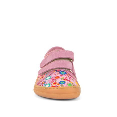 DÍVČÍ BAREFOOT TENISKY CANVAS PINK+ FRODDO G1700379-33 RŮŽOVÁ