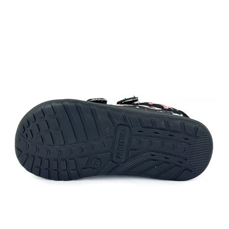 DIEVČENSKÉ BAREFOOT TENISKY KORO BLACK UNI PROTETIKA JEDNOROŽCE ČIERNE