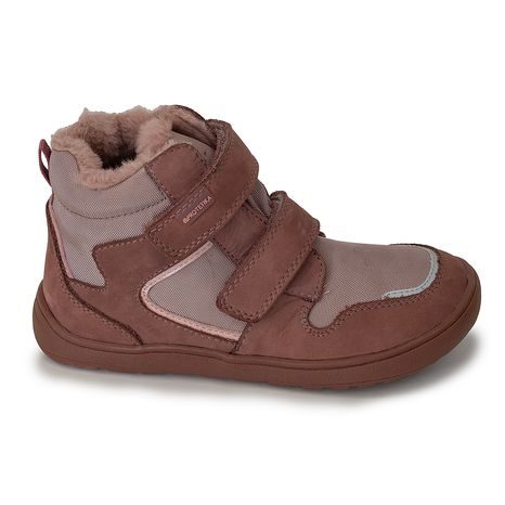 Lányok téli mezítlábas cipő DAXI OLD PINK, protézisek, régi rózsaszínű