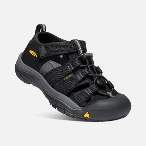 Sandale pentru copii Newport H2, BLACK / Keen YELLOW, Keen, 1022838/1022824/1022540, negru