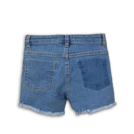 PANTALONI SCURȚI PENTRU FETE DE BLUGI , MINOTI, BEACHY 7, ALBASTRU