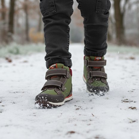 CHLAPČENSKÉ CELOROČNÉ TOPÁNKY BUGGA, B00144-14, KHAKI