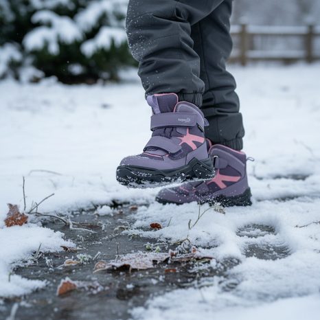 DÍVČÍ ZIMNÍ BOTY SNOW MAX GTX, SUPERFIT, 1-002022-8500, FIALOVÁ