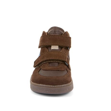 CHLAPČENSKÉ CELOROČNÉ KOŽENÉ ČLENKOVÉ BAREFOOT TOPÁNKY LOOP HIGH-TOPS BROWN FRODDO G2110157-1