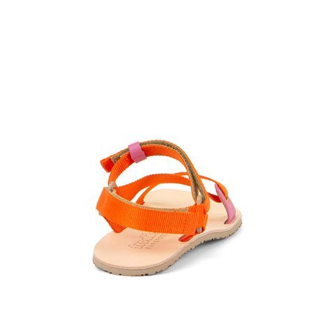 DIEVČENSKÉ BAREFOOT SANDÁLE FLEXY STRAPS ORANGE FRODDO G3150284-5 ORANGE