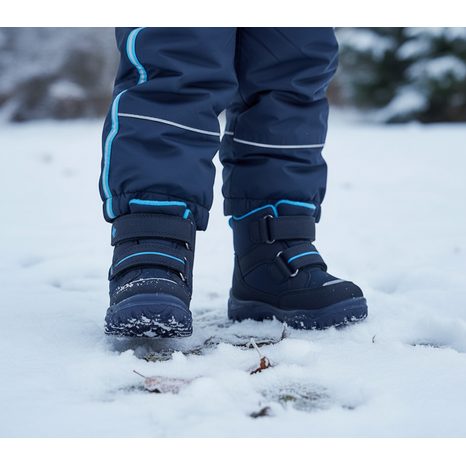 FIÚ TÉLI CSIZMA HUSKY1 KÉK/VILÁGOSKÉK GORE-TEX, SUPERFIT,1-006045-8010