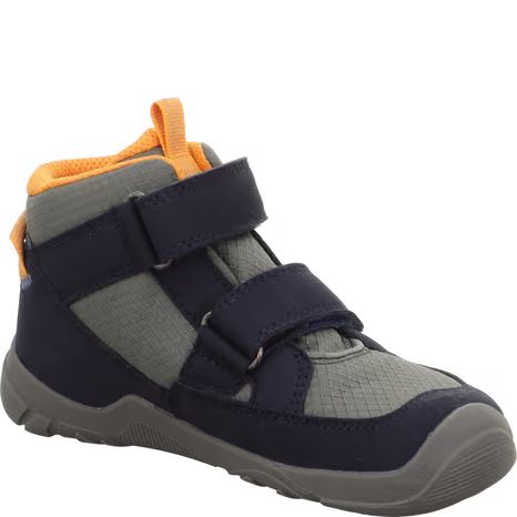 DETSKÉ CELOROČNÉ ČLENKOVÉ TENISKY SUPERFIT BAREFIT TRACE GTX GREEN/ORANGE 1-006042-8010