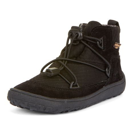 DETSKÁ CELOROČNÁ BAREFOOT OBUV TEX TRACK BLACK, FRODDO, G3110257-2, ČIERNA