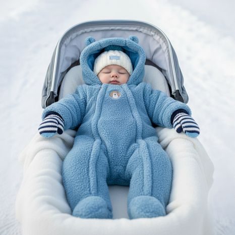 PIDILIDI ZIMNÁ CHLAPČENSKÁ KOMBINÉZA PRE DOJČATÁ PD1166-04 BLUE