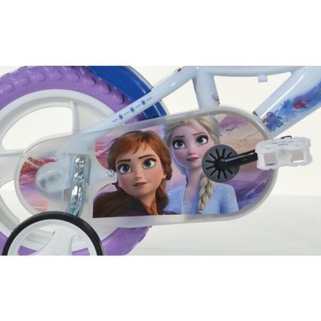 BABABICIKLI BABAÜLÉSSEL ÉS KOSÁRRAL FROZEN 2, DINO BIKES, W012699
