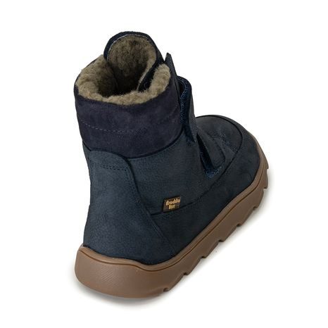 CHLAPECKÉ ZIMNÍ BAREFOOT BOTY ZERU TEX WINTER DARK BLUE, FRODDO, G3160240, TMAVĚ MODRÁ