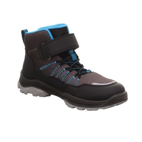 CHLAPECKÉ ZIMNÍ BOTY JUPITER BLACK/TURQUOISE GORE-TEX, SUPERFIT, 1-000055-0000