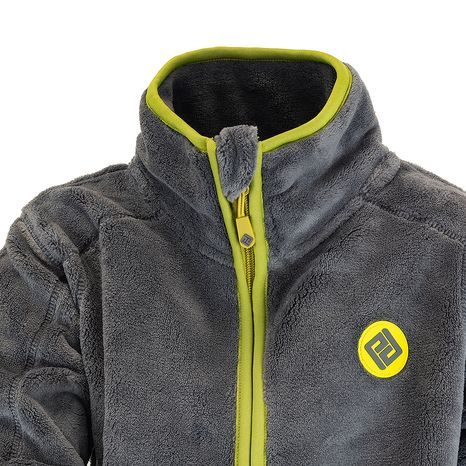 MIKINA DĚTSKÁ CHLUPATÁ SE STOJÁČKEM, PIDILIDI, PD1139-09, ŠEDÁ