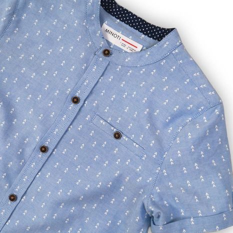 KOŠILE CHLAPECKÁ, MINOTI, NOMAD 6, MODRÁ