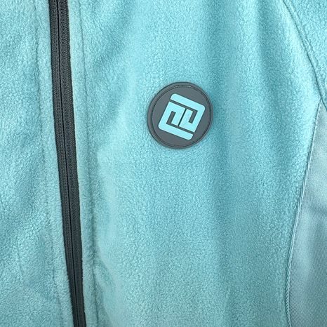 OUTDOOROVÁ FLEEZOVÁ MIKINA NA ZIP PIDILIDI PD1171-15 TURQUOISE
