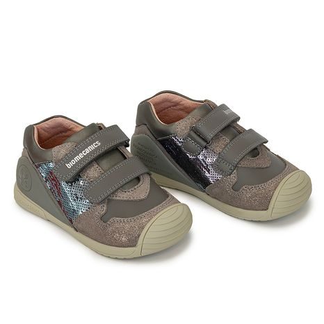 DÍVČÍ CELOROČNÍ BOTY, BIOMECANISC, 241104-A213, ŠEDÁ