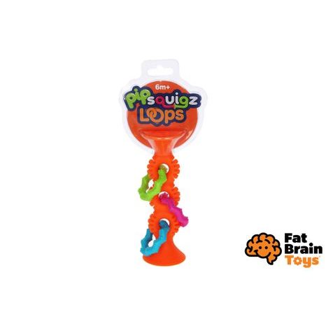 Hrkálka pipSquiz Loops oranžovej, Fat Brain, W010227 