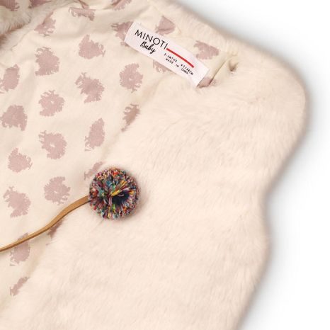 VESTA DÍVČÍ CHLUPATÁ, MINOTI, DEER 3, BÍLÁ