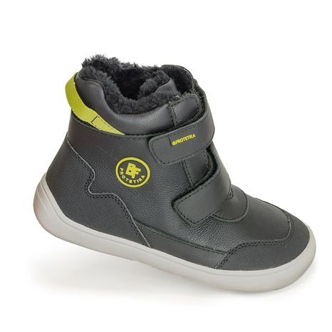 CHLAPECKÉ ZIMNÍ BOTY BAREFOOT TARIK NERO, PROTETIKA, ČERNÁ