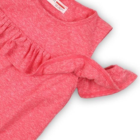 TRICOU PENTRU FETE CU UMERII GOI, MINOTI, GLASTO 7, ROZ