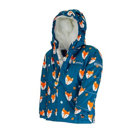 CHLAPČENSKÁ ZIMNÁ BUNDA S KOŽUŠINOU, PIDILIDI, PD1143-04, MODRÁ