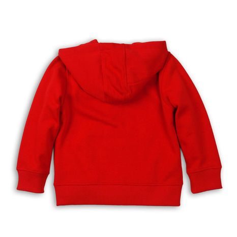 MIKINA CHLAPECKÁ S KAPUCÍ CELOPROPÍNACÍ, MINOTI, SKATE 13, ČERVENÁ