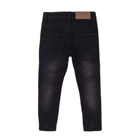 PANTALONI DIN DENIM PENTRU BĂIEȚI CU ELASTAN, MINOTI, STEREO 9, NEGRU