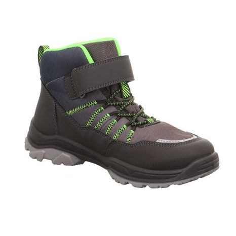 CHLAPECKÉ ZIMNÍ BOTY JUPITER GRAY/LIGHT GREEN GORE-TEX, SUPERFIT, 1-000055-2000
