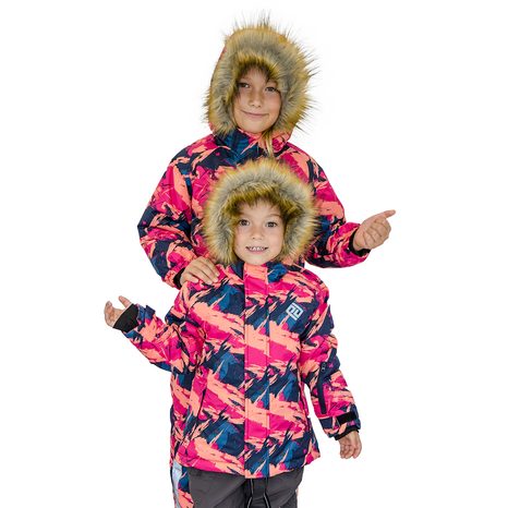 ZIMNÁ LYŽIARSKA BUNDA PRE DIEVČATÁ PIDILIDI, PD1135-01