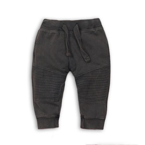 Pantaloni de trening pentru băieți, cu efect de spălare, Minoti, KID 9, negru