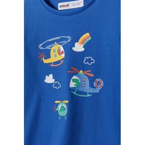 CHLAPČENSKÉ PYŽAMO 2PACK, MINOTI, 15PJ 9, MODRÁ
