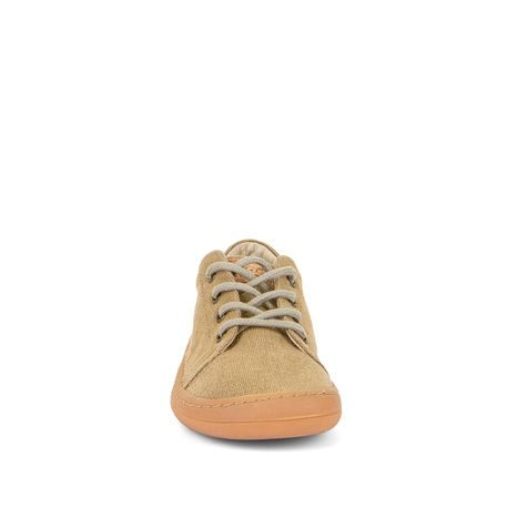 DĚTSKÉ BAREFOOT TENISKY VEGAN LACES BEIGE FRODDO G3130249-3 BÉŽOVÁ