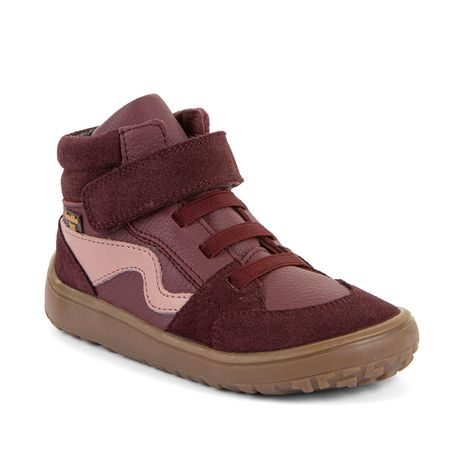 DIEVČENSKÉ CELOROČNÉ ČLENKOVÉ BAREFOOT TOPÁNKY TEX GO BORDEAUX FRODDO G3110265-20