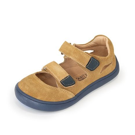 CHLAPČENSKÉ SANDÁLE BAREFOOT TERY BROWN, PROTETIKA, HNEDÁ