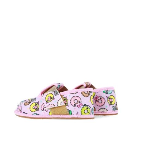 BAREFOOT DÍVČÍ PŘEZŮVKY PEGRES, BF01 DONUT, RŮŽOVÁ