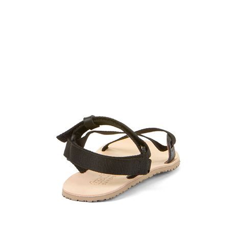DÍVČÍ BAREFOOT SANDÁLY FLEXY STRAPS BLACK FRODDO G3150284 ČERNÁ